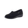 Hausschuh FISCHER, Damen, Gr. 41, schwarz, Textil, Basic, Schuhe