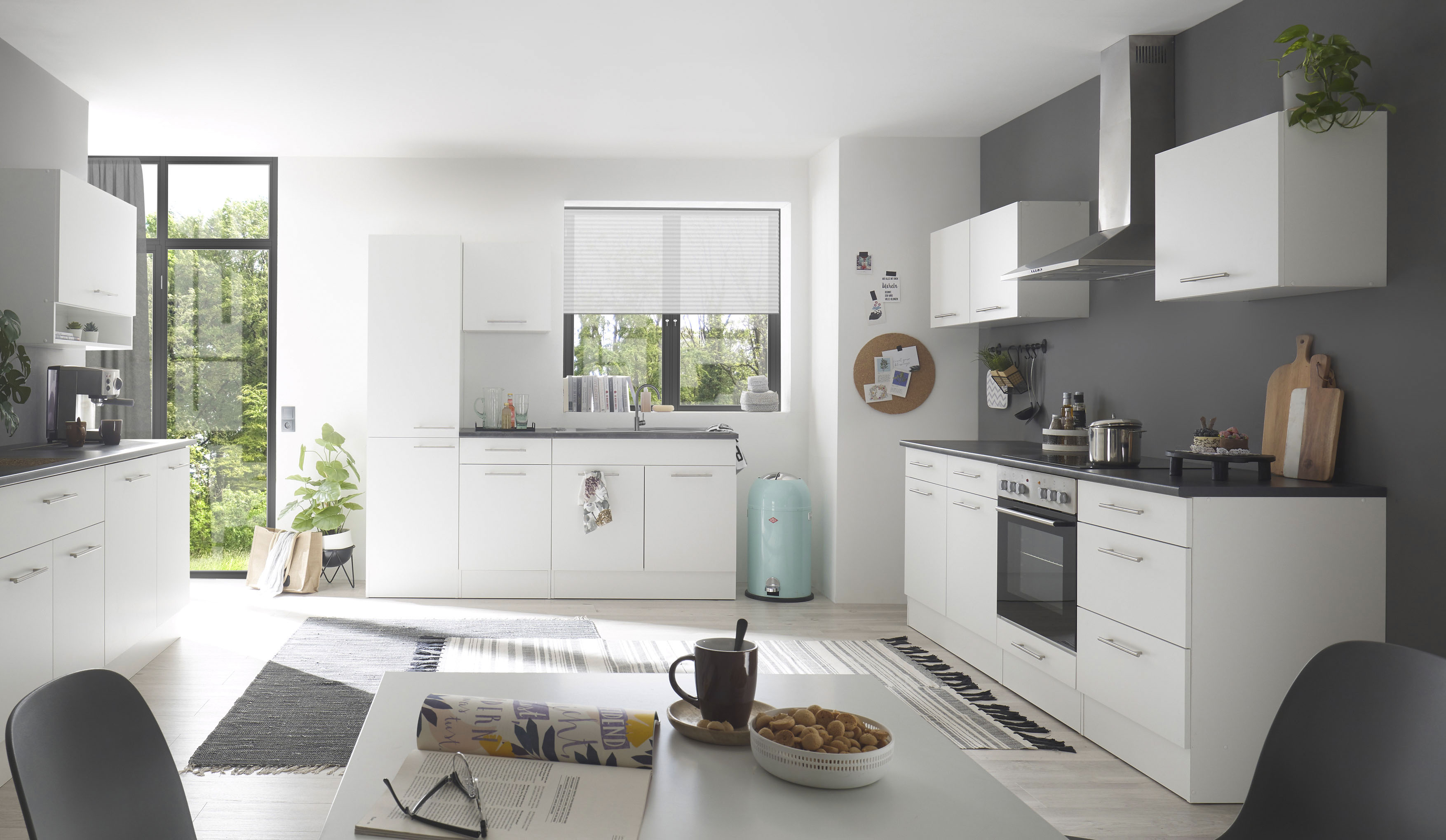 Unterschrank BASIC BY BALCULINA "Eddi", weiß, B:50cm H:90cm T:60cm, Schränke, Küchenunterschrank, Breite 50 cm