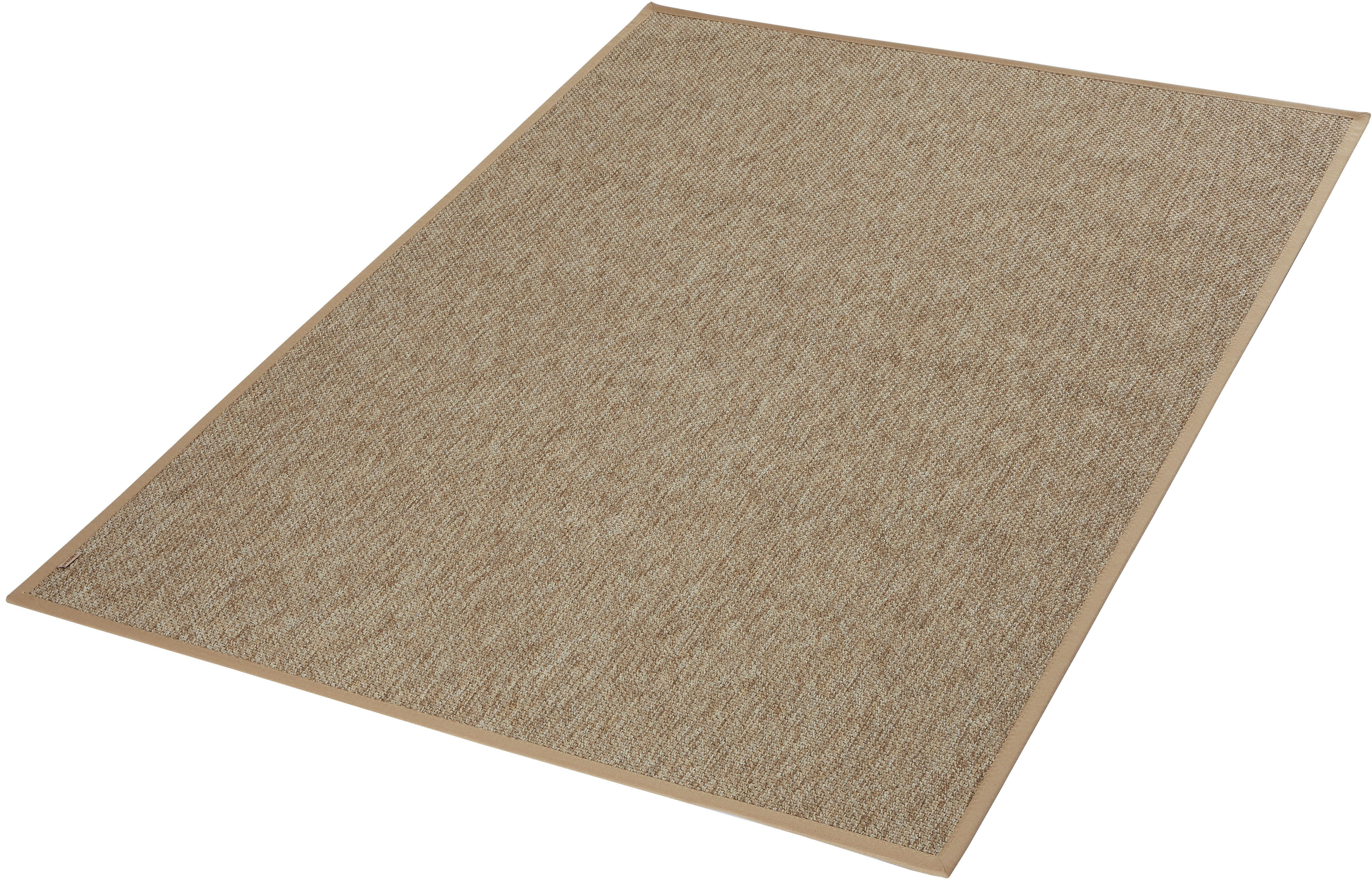 Teppichboden DEKOWE "Naturino Prestige Spezial", braun (camel), B:300cm H:10mm L:350cm, Obermaterial: 100% Polypropylen, Teppiche, Flachgewebe, meliert, Sisal Optik, In- und Outdoor geeignet Image
