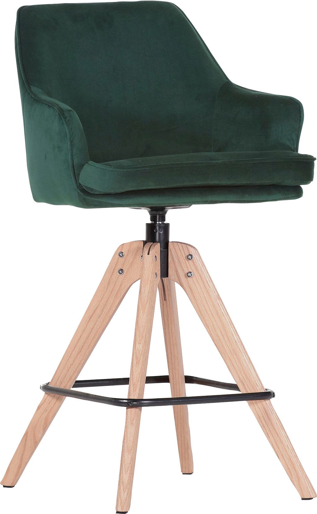 Barhocker GUTMANN FACTORY "Trivia", grün, Sitzhöhe 71cm, Hocker, Barhocker