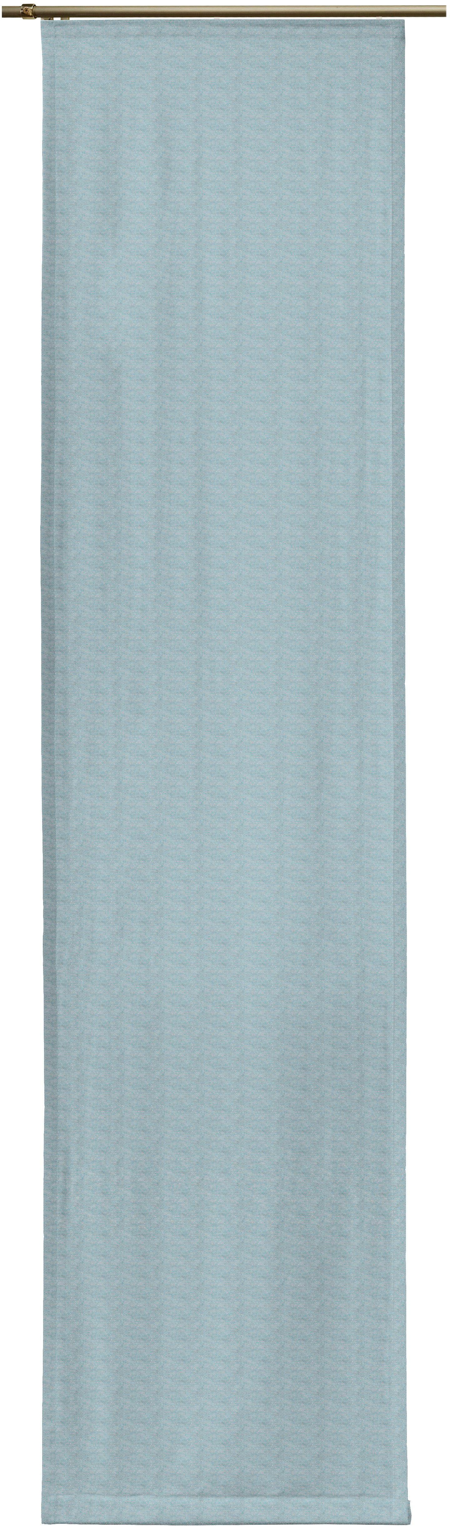 Schiebegardine WIRTH "Torbole" Gr. 4, blau, B:60cm H:245cm, Jacquard, Baumwolle, Polyester, Gardinen Image