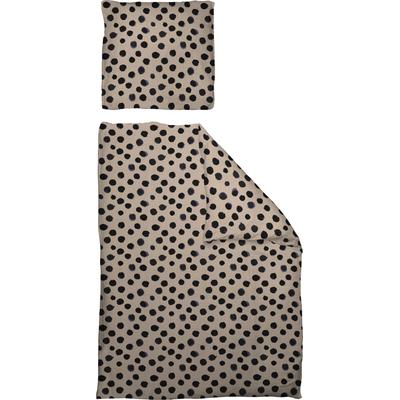 Bettwäsche ADAM "Leinenbettwäsche Dots", lila, B/L: 155cm x 220cm, , Jacquard, B/L: 80cm x 80cm, Jacquard, Obermaterial: 73% Leinen, 27% Baumwolle, Bettwäsche, aus Bio-Baumwolle Image