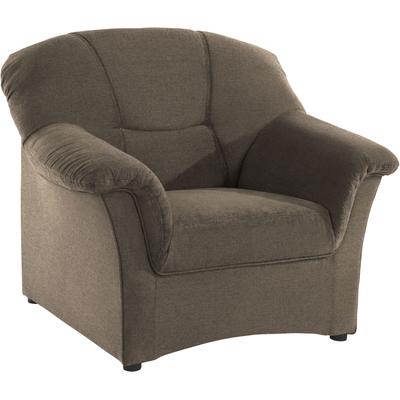 Sessel DOMO COLLECTION "Sarafina", braun, B:102cm H:83cm T:81cm, Luxus-Microfaser (92% Polyester, 8% Nylon), Microfaser PRIMABELLE (100% Polyester), Microfaser PRIMABELLE (100% Polyester) / Struktur (90% Polyester; 10% Polyacryl), Sessel,... Image