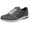 Sneaker LERROS, Herren, Gr. 47, grau (grau, weinrot), Lederimitat, used, casual, Schuhe, Schnürschuh, Freizeitschuh, Halbschuh mit Reißverschluss