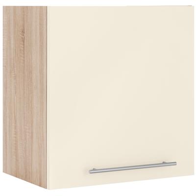 Hängeschrank WIHO KÜCHEN "Flexi2", beige (front: magnolia, korpus: sonoma eiche), B:60cm H:56cm T:35cm, Schränke, Breite 60 cm Image