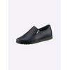 Slipper ANDREA CONTI, Damen, Gr. 37, blau (marine), Leder, Glattleder, Glattleder, modisch, Schuhe