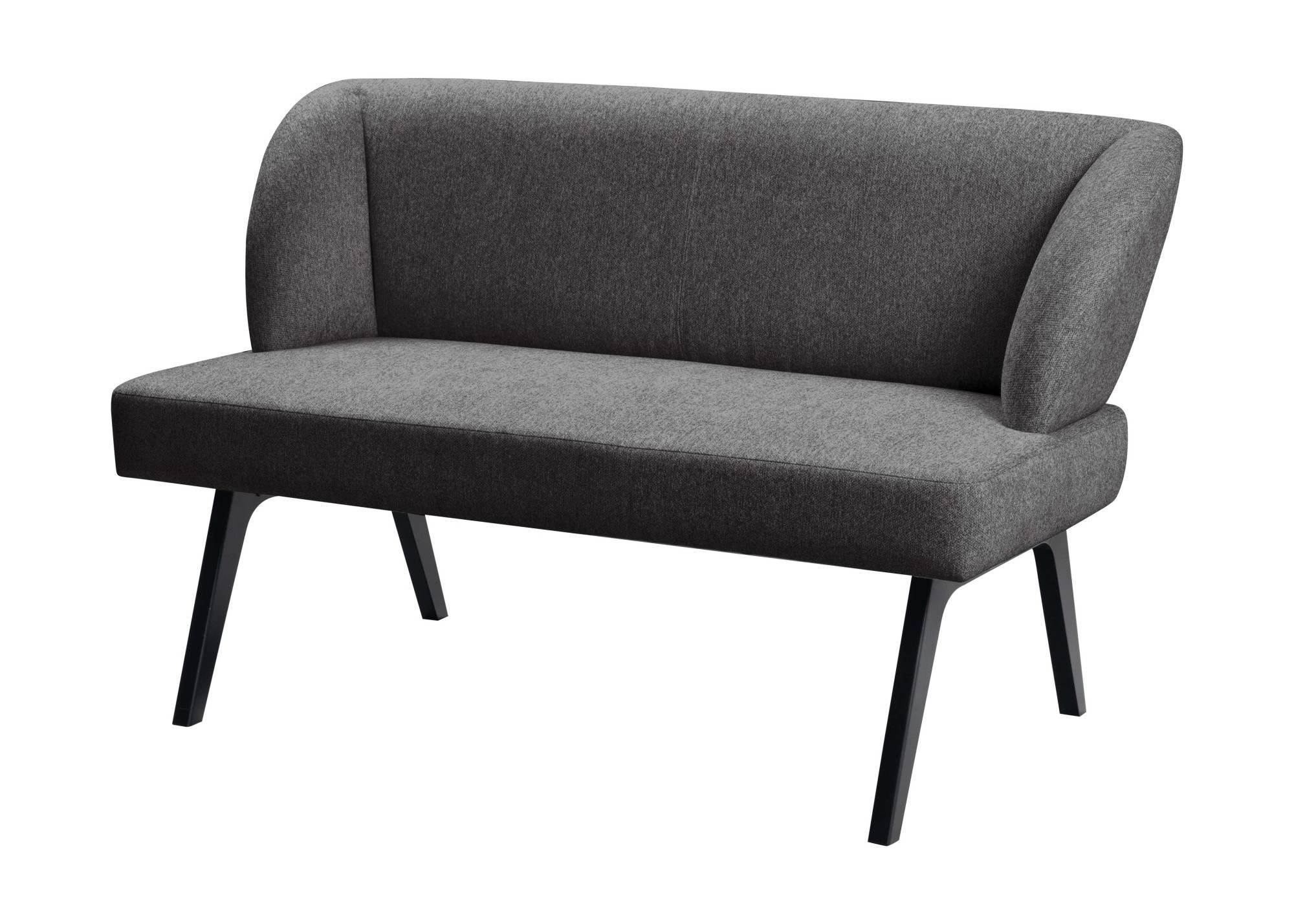 Bank HOME AFFAIRE "Aretha Küchenbank, Polsterbank, Esszimmerbank, Breite 140 cm", schwarz (jet schwarz, schwarz), B:140cm H:86cm T:68cm, Massivholz, Polyester, Polyurethan, Sperrholz, Sitzbänke, Moderne Bank in tollen Farben, Nosagfederung, anzahl...