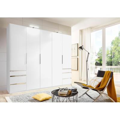 Kleiderschrank WIMEX "Level by fresh to go", weiß, B:250cm H:236cm T:58cm, Schränke, mit Schubladen Image