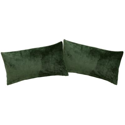 Kissenbezug OTTO HOME "Desner3", grün (dunkelgrün), B:40cm L:80cm, Microfaser, Obermaterial: 100% Polyester, Kissenbezüge, Kissenhülle mit Reißverschluss, Cashmere-Touch, kuschelig & weich Image