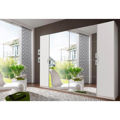 Dreh-/Schwebetürenschrank WIMEX "Lotto", weiß (weiß, spiegel), B:315cm H:210cm T:65cm, Schränke, Kleiderschrank Schwebetürenschrank Image