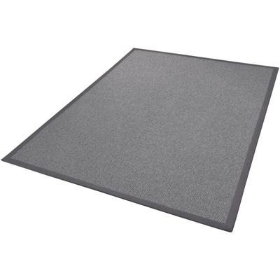 Teppich DEKOWE "Naturana Panama Spezial", grau, B:180cm H:8mm L:200cm, Kunstfaser, Teppiche, Flachgewebe, meliert, Sisal-Optik, mit Bordüre, Wohnzimmer Image