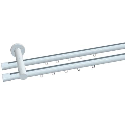 Gardinenstange INDEKO "Consul", weiß, L:360cm Ø:20mm, Aluminium, Gardinenstangen, Innenlauf Komplett-Set inkl. Gleitern und Montagematerial Image