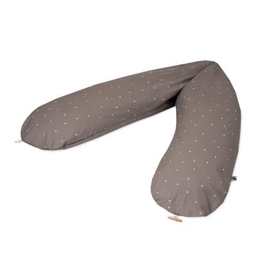 Stillkissen JULIUS ZÖLLNER "Wild Dots", grau, B:25cm H:15cm L:190cm, Baumwolle, Funktionskissen Image