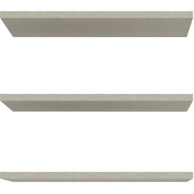 Einlegeboden FORTE, grau, B:42,2cm H:42cm T:1,5cm, Spanplatte, Einlegeböden, Einlegeboden 3er Set, Textilstruktur, Breite 42,2 cm Image