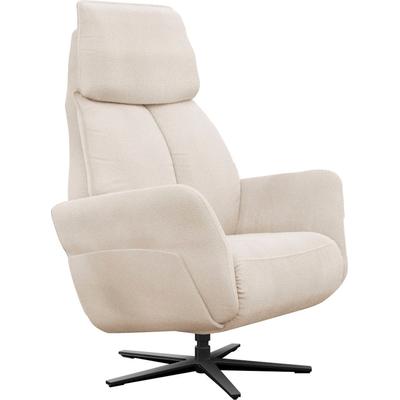 Relaxsessel ALINA "Thimo", weiß (weiß xbo 1), B:84cm H:117cm T:90cm, Struktur fein XBO (100% Polyester), Sessel, in Größe L, Liegefläche 185cm, verstellbar, optional mit Aufstehhilfe Image