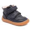 Barfußschuh BISGAARD "barefoot becky lamb", Kinder, Gr. 31, blau (navy), Leder, casual, Schuhe, Winterboots mit Lammfell, Größenschablone zum Download