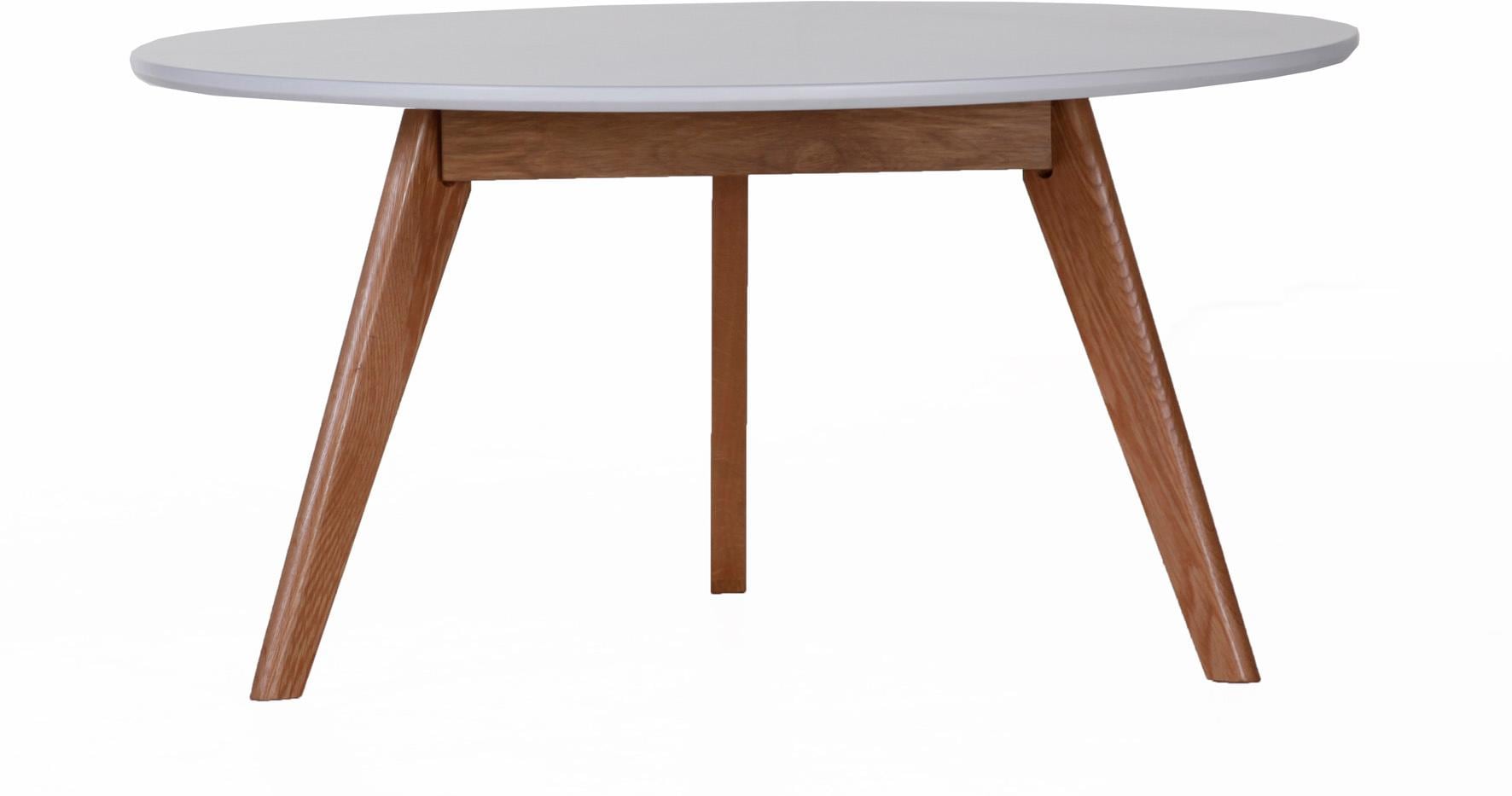 Couchtisch GUTMANN FACTORY "Retro", weiß, B:90cm H:45cm T:90cm, Tische, Couchtisch