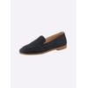 Slipper ANDREA CONTI, Damen, Gr. 41, blau (marine), Leder, Rindsleder, Nubukleder, modisch, Schuhe