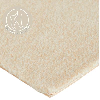 Teppichboden ANDIAMO "Catania, Velours, Made in Belgium", beige, B:500cm H:7,5mm L:1200cm, Kunstfaser, Teppiche, meliert, Breite 400 cm oder 500 cm, strapazierfähig & pflegeleicht Image
