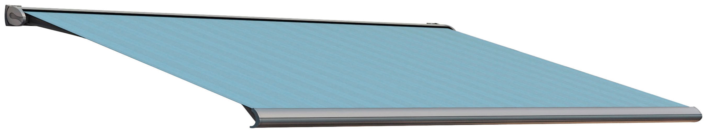 Kassettenmarkise WISMAR "S-Compact", blau, B:600cm H:19cm, Polyacryl, Markisen Image