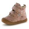 Lauflernschuh NATURINO "Bubble Wide", Kinder, Gr. 20, rosa blumen, Veloursleder, geblümt, casual, Schuhe, Klettstiefel mit Wollfutter, Größenschablone zum Download