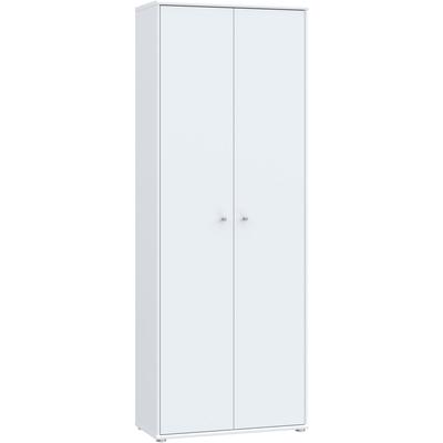 Schuhschrank FORTE "Tempra", weiß, B:73,7cm H:197,5cm T:34,8cm, FSC-zertifizierter Holzwerkstoff, Dekorfolie, Schränke, Breite 73,7 cm Image