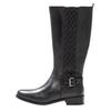 Weitschaftstiefel SHEEGO, Damen, Gr. 41, schwarz, Leder, Schuhe
