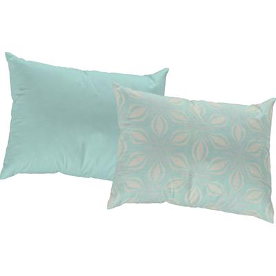 Kissenhülle ADAM "Retro Floret", blau (hellblau), B:40cm L:60cm, Baumwolle, Obermaterial: 100% Baumwolle, Kissenbezüge, GOTS zertifiziert Image