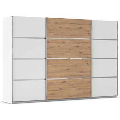 Kleiderschrank RAUCH "Schwebetürenschrank OTTO´s Choice Garderobe Schrank TOP ANGEBOT Avola", alpinweiß, eiche artisan, leisten chrom, B:315cm H:229cm T:62cm, Holzwerkstoff, Schränke, mit eleganten Zierleisten in Chrom, Schwarz oder Weiß MADE IN... Image