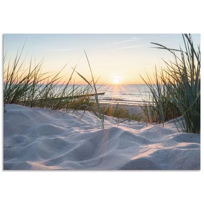 Wandbild ARTLAND "Ostseestrand", beige (farbe bild(er): naturfarben), B:70cm H:50cm, Bilder, als Alubild, Outdoorbild, Leinwandbild, Poster, Wandaufkleber Image