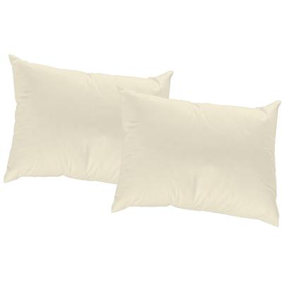 Dekokissen WIRTH "Peschiera" Gr. 1, weiß (weiß, unifarben), B:40cm L:40cm, Polyester, Seide, Dekokissen_Sitzkissen_Kissenhüllen, Kissenhülle ohne Füllung, 2 Stück Image