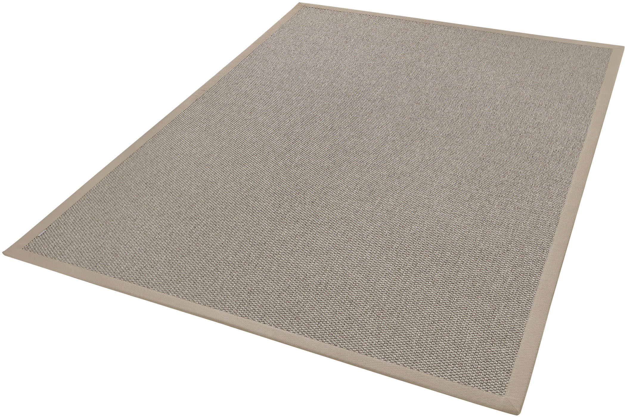 Teppich DEKOWE "Naturana Panama Spezial", beige (natur), B:200cm H:8mm L:250cm, Kunstfaser, Teppiche, Flachgewebe, meliert, Sisal-Optik, mit Bordüre, Wohnzimmer Image