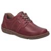 Schnürschuh JOSEF SEIBEL "Neele 44", Damen, Gr. 37, rot (bordeaux), Leder, casual, Schuhe, Freizeitschuh, Komfortschuh mit Wechselfußbett aus Leder