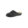 Pantoffel FISCHER, Damen, Gr. 36, grau (anthrazit), Textil, Schuhe