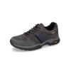 Schnürschuh CAMEL ACTIVE, Herren, Gr. 45, asphalt, blau, Leder, Basic, Schuhe, Sneaker, Freizeitschuh mit robuster Trekkingsohle