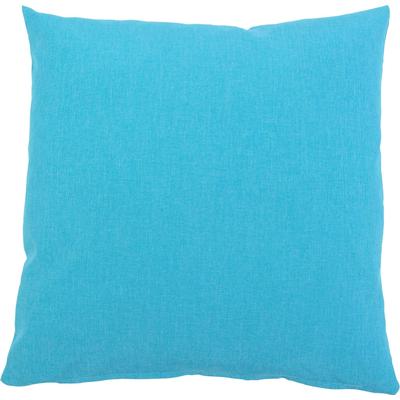 Dekokissen GÖZZE "Milano", blau (türkis, unifarben), B:40cm L:40cm, Polyester, Dekokissen_Sitzkissen_Kissenhüllen, mit Reißverschluss, Kissenhüle ohne Füllung, 2 Stück Image