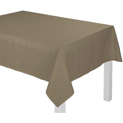 Tischdecke WIRTH "NEWBURY" Gr. 2, braun (schlamm), B:120cm L:120cm, Polyester, Baumwolle, Tischdecken Image