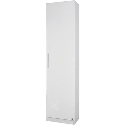 Schuhschrank RAUCH "Garderobenschrank Drehtürenschrank Kleiderschrank Schrank MINOSA", weiß (alpinweiß, hochglanz weiß), B:47cm H:197cm T:41cm, Holzwerkstoff, Schränke, Breite 47 cm mit 6 Schuhablageböden MADE IN GERMANY Image