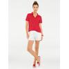 Poloshirt "Poloshirt", Damen, Gr. 50, rot, 95% Baumwolle, 5% Elasthan, B.C. BEST CONNECTIONS BY HEINE, unifarben, Kurzarm, Shirts