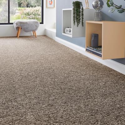 Teppichboden ANDIAMO "Matz, Schlinge, Made in Belgium", braun (braun, schwarz), B:400cm H:6mm L:1500cm, Kunstfaser, Teppiche, meliert, Breite 400 cm oder 500 cm, strapazierfähig & pflegeleicht Image