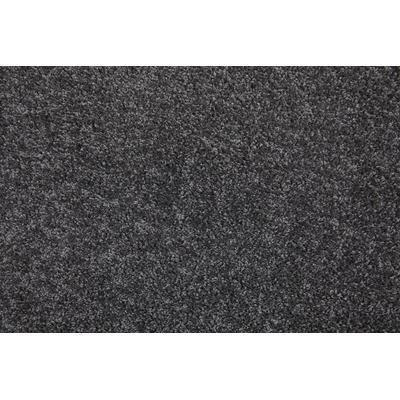 Teppichboden ANDIAMO "Portland, Velours, Made in Netherlands", grau (anthrazit), B:400cm H:11mm L:500cm, Kunstfaser, Teppiche, Uni Farben, Breite 400 cm, Wohnzimmer, strapazierfähig, pflegeleicht Image