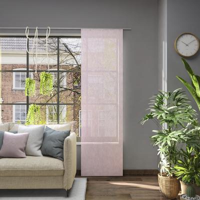 Schiebegardine NEUTEX FOR YOU "Libre-ECO", lila (flieder), B:60cm H:265cm, Jacquard, Polyester, Gardinen, nach Maß Image