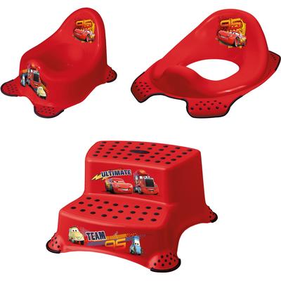 Töpfchen KEEEPER "Cars, kirschrot", Baby, rot, Polypropylen (PP), Töpfchen, Kinderpflege-Set - Töpfchen, Toilettensitz und Tritthocker