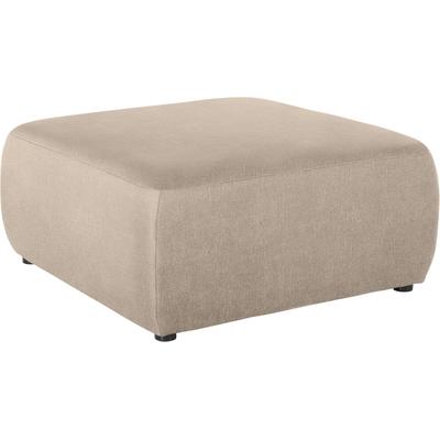 Hocker DOMO COLLECTION "Cesena", beige, B:88cm H:39cm T:88cm, Hocker, Polsterhocker Image