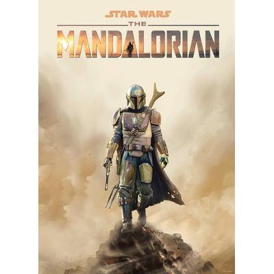 Bild KOMAR "Mandalorian Movie Poster", bunt (farbe bild(er): bunt), B:50cm H:70cm, Papier, Holz, Bilder, Wandbild zur Dekoration im Kinderzimmer - ohne Rahmen Image