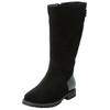 Weitschaftstiefel SHEEGO, Damen, Gr. 39, schwarz, Leder, Schuhe