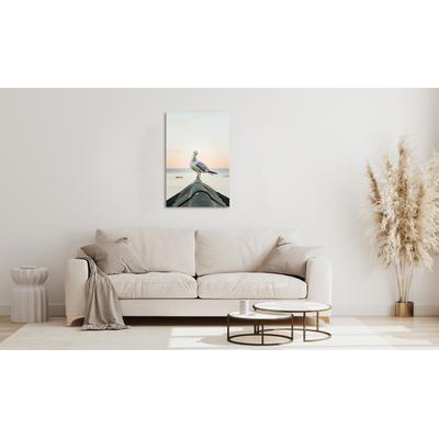 Acrylglasbild QUEENCE "Easy", grau (farbe bild(er): grau), B:60cm H:40cm, Bilder, Fine Art-Print in Galeriequalität