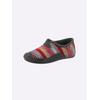Hausschuh WALDLÄUFER, Damen, Gr. 37, rot (rot, gestreift), Textil, Basic, Schuhe