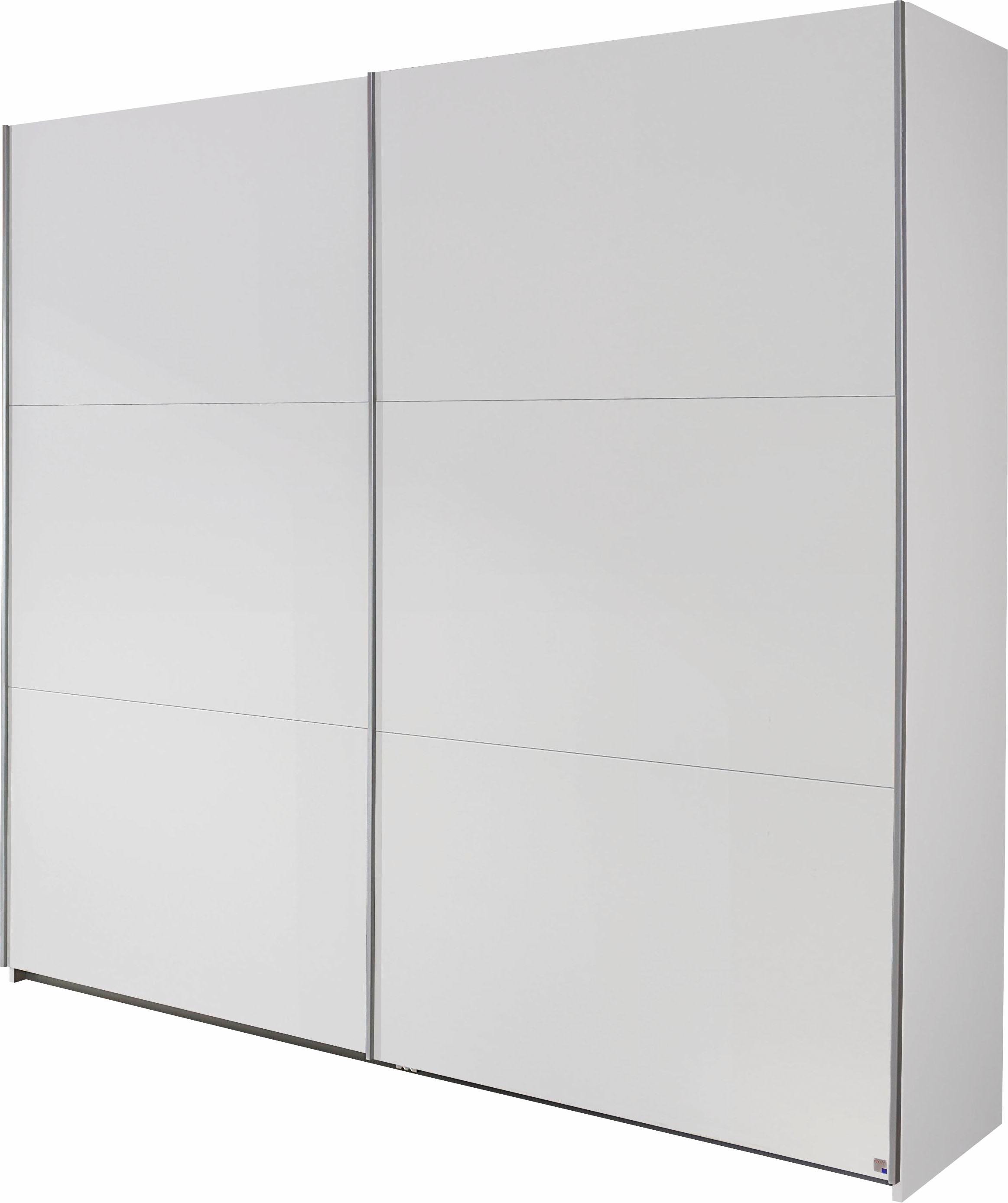 Schwebetürenschrank RAUCH "Borba", weiß, B:218cm H:210cm T:59cm, Holzwerkstoff, Schränke, Schwebetürenschrank