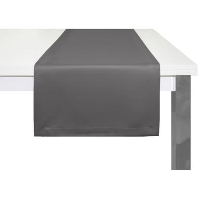 Tischläufer WIRTH "NEWBURY" Gr. 1, grau, B:50cm L:150cm, Polyester, Baumwolle, Tischdecken Image